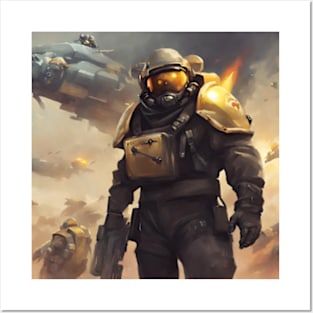 helldivers ii to fight Posters and Art